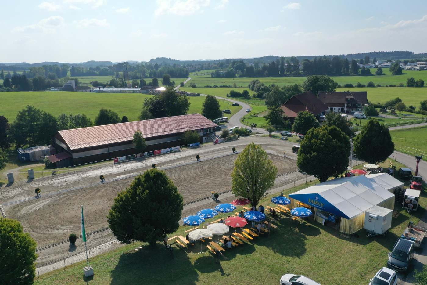 Reitanlage des RFV Kißlegg am Löhleweg